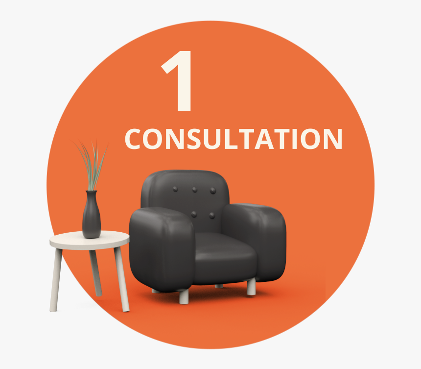 01-consultation - Club Chair, HD Png Download