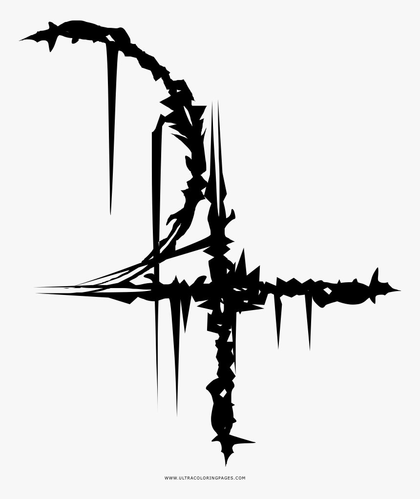 Alchemy Symbol Coloring Page - Simbllo De La Alquimis, HD Png Download