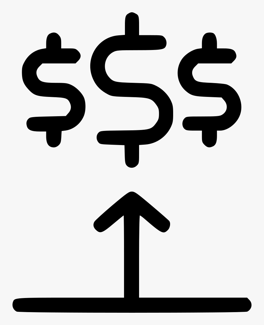 Cash Money Income Profit Increase Finance Arrow, HD Png Download
