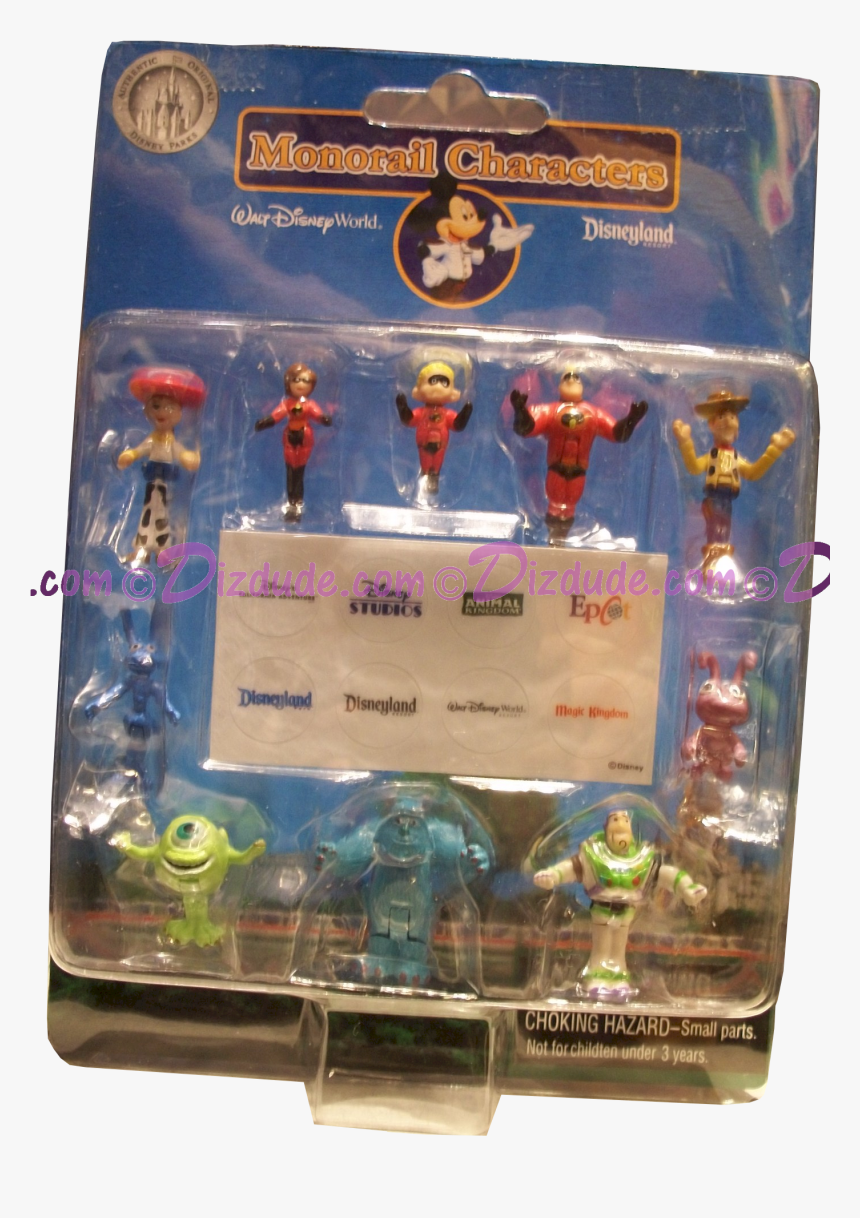 Disney World Monorail Characters Series 1 © Dizdude - Action Figure, HD Png Download