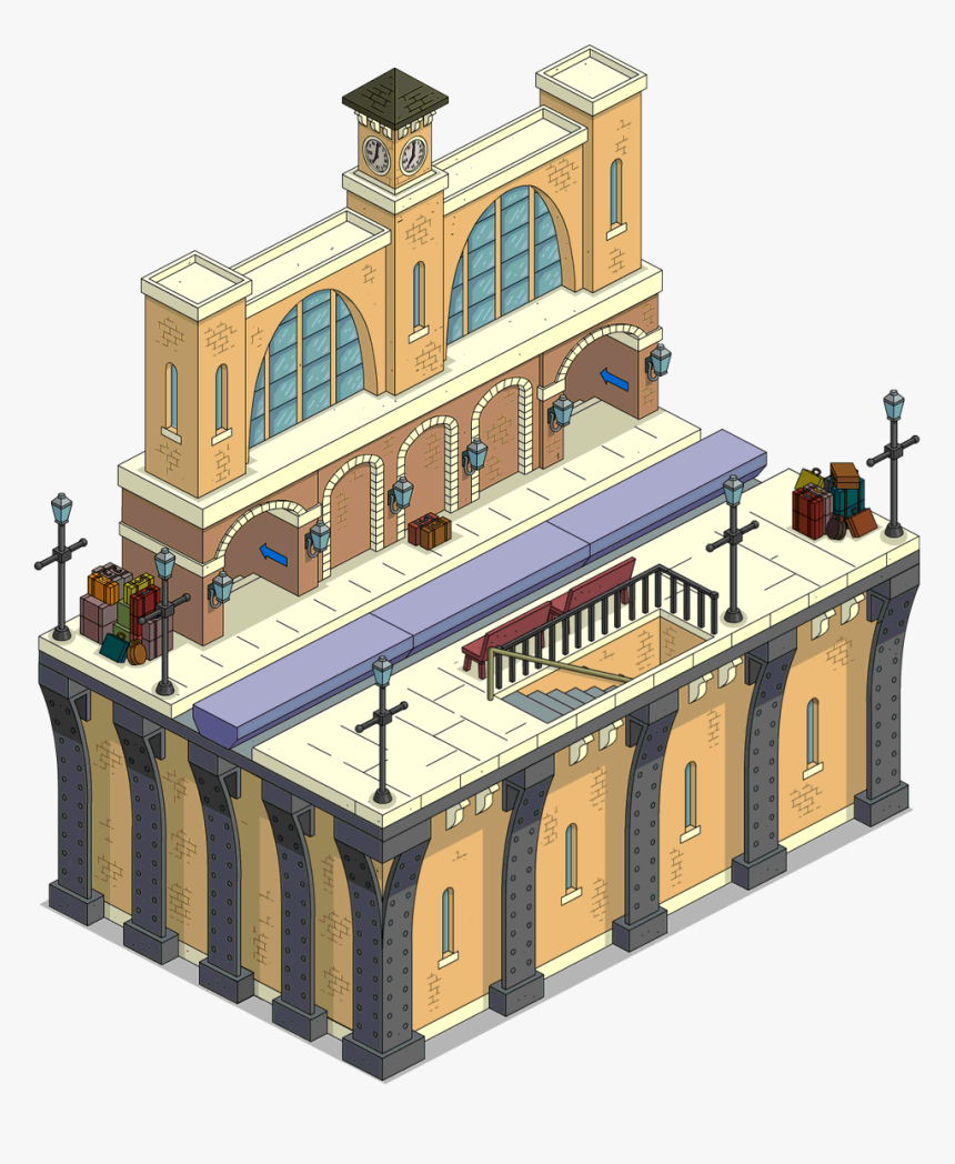 Magic Monorail Station Tapped Out, HD Png Download