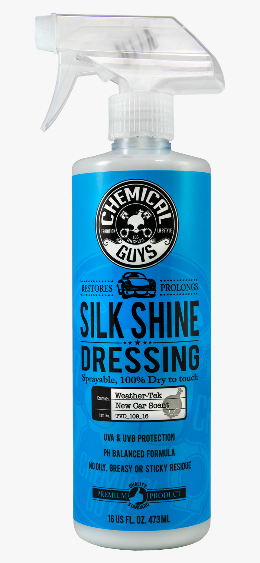 Silk Shine Vinyl, Rubber, Plastic Satin Protectant - Chemical Guys Silk Shine Sprayable Dressing, HD Png Download