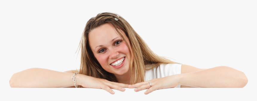 Mujer Sonriendo Png, Transparent Png