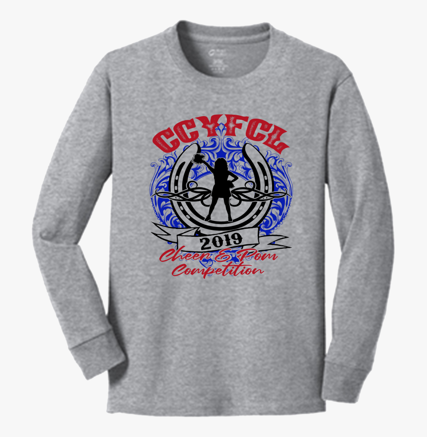 Ccyfcl 2019 Cheer Competition Long Sleeve - T-shirt, HD Png Download