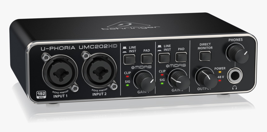 Behringer U Phoria Umc202hd, HD Png Download