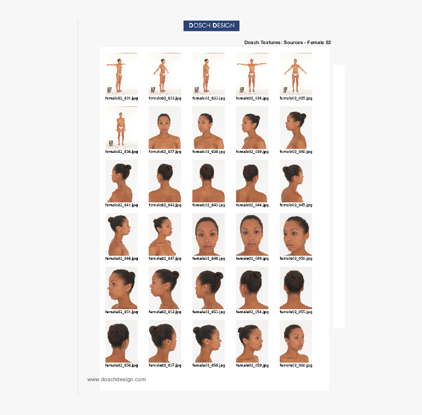 Dosch Textures Sources Female, HD Png Download