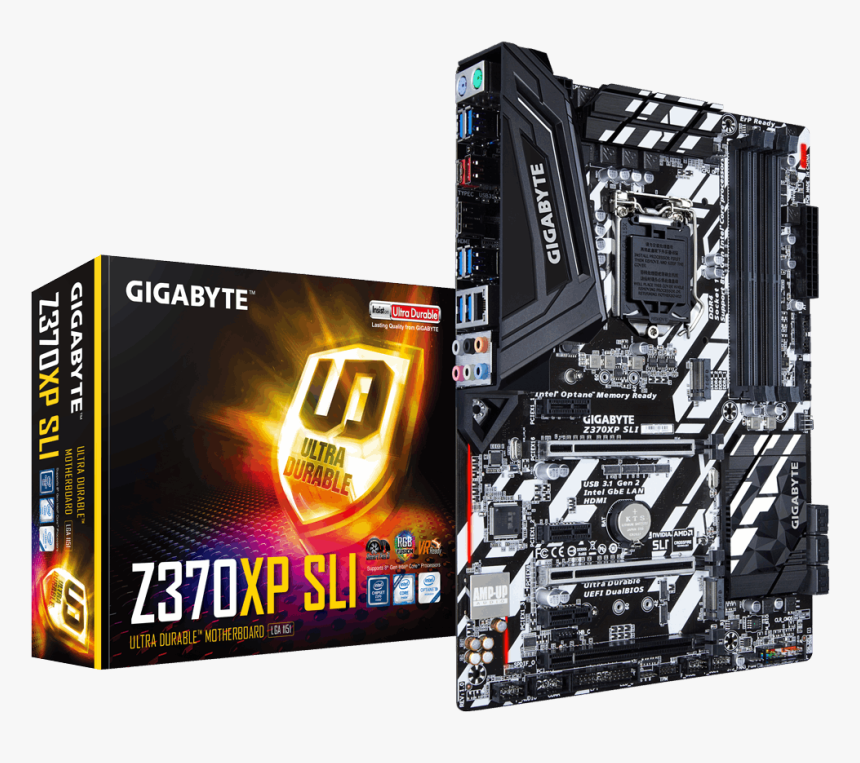 Mother Gigabyte Z370xp Sli, HD Png Download
