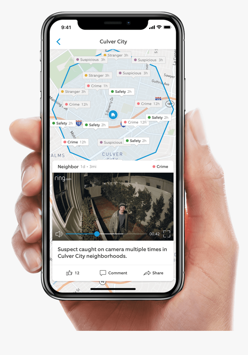 Ring Neighbors App, HD Png Download