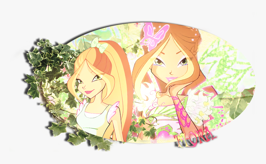 Winx Club Fond D Écran Entitled Flora - Cartoon, HD Png Download