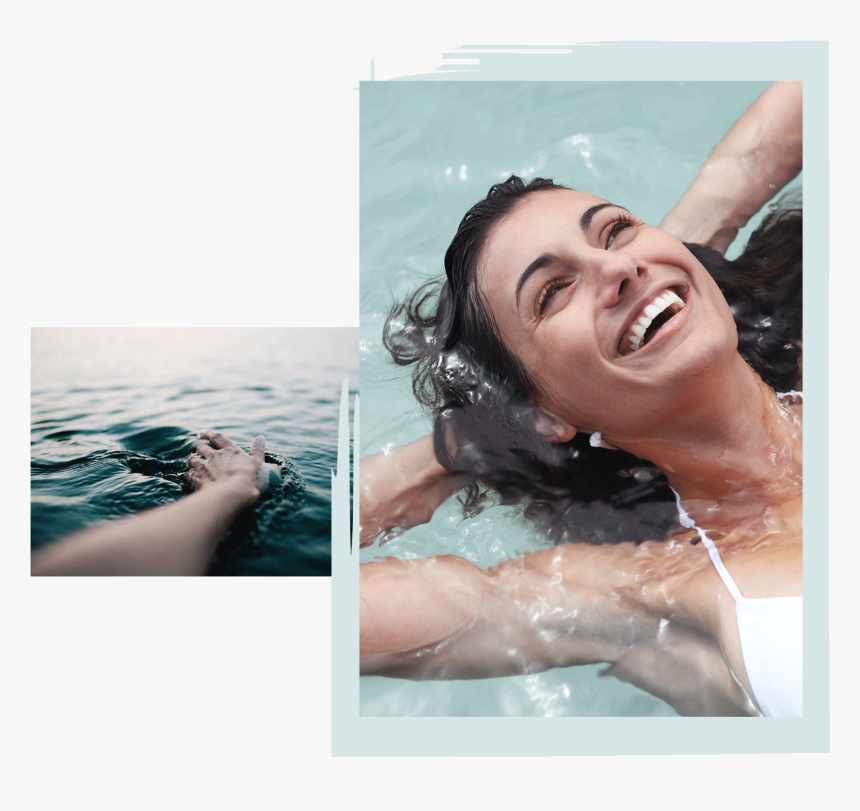 Mujer En El Agua - Girl, HD Png Download
