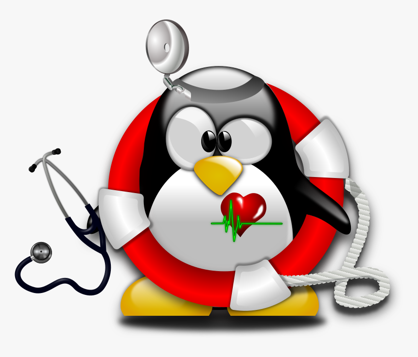 Tux Emergency Paramedic - Eye Wash Station Cartoon, HD Png Download