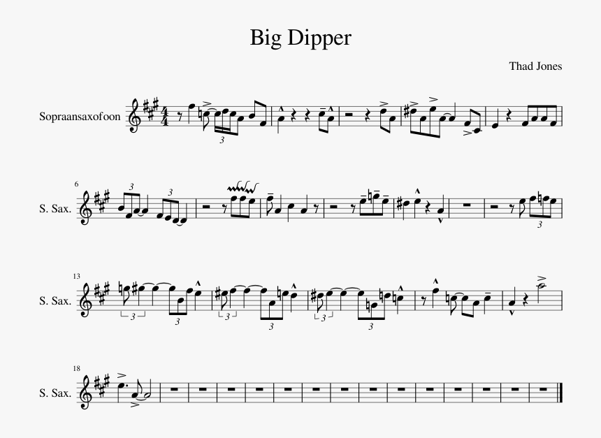 Mii Theme Song Trumpet Sheet Music, HD Png Download