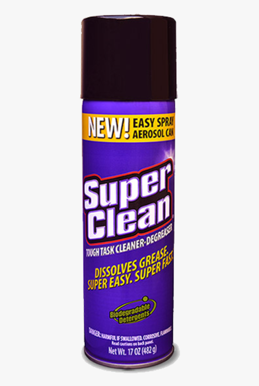 Superclean Aerosol Cleaner-degreaser - Electric Blue, HD Png Download