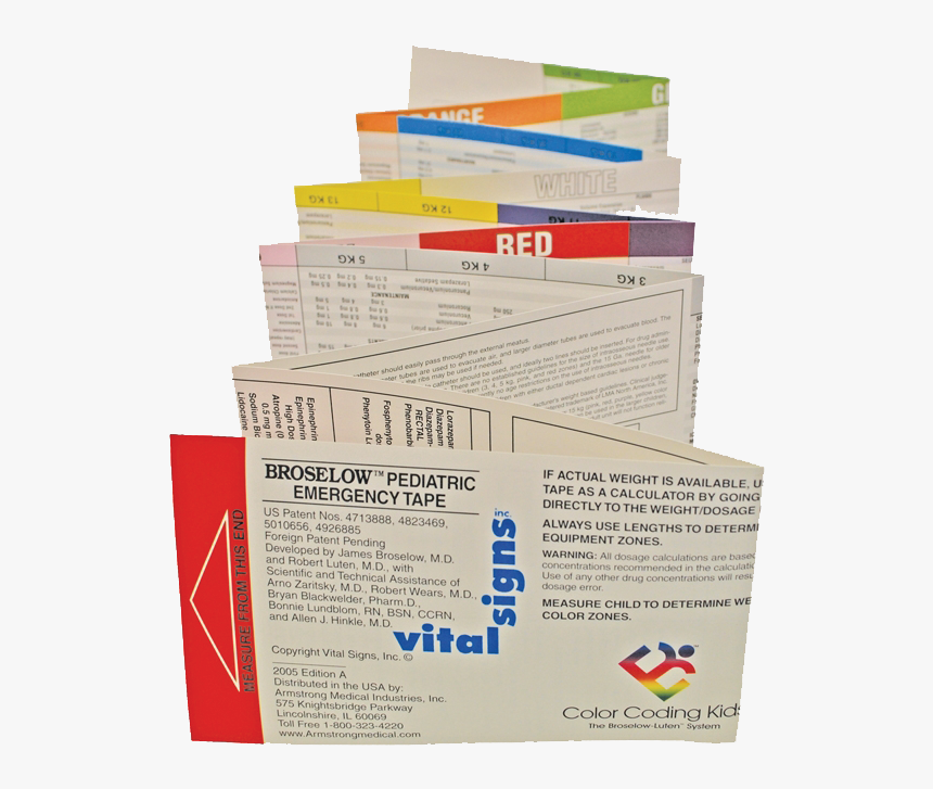 Null - Broselow Pediatric Emergency Tape, HD Png Download