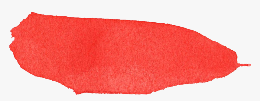 Watercolor Red Brush Png, Transparent Png
