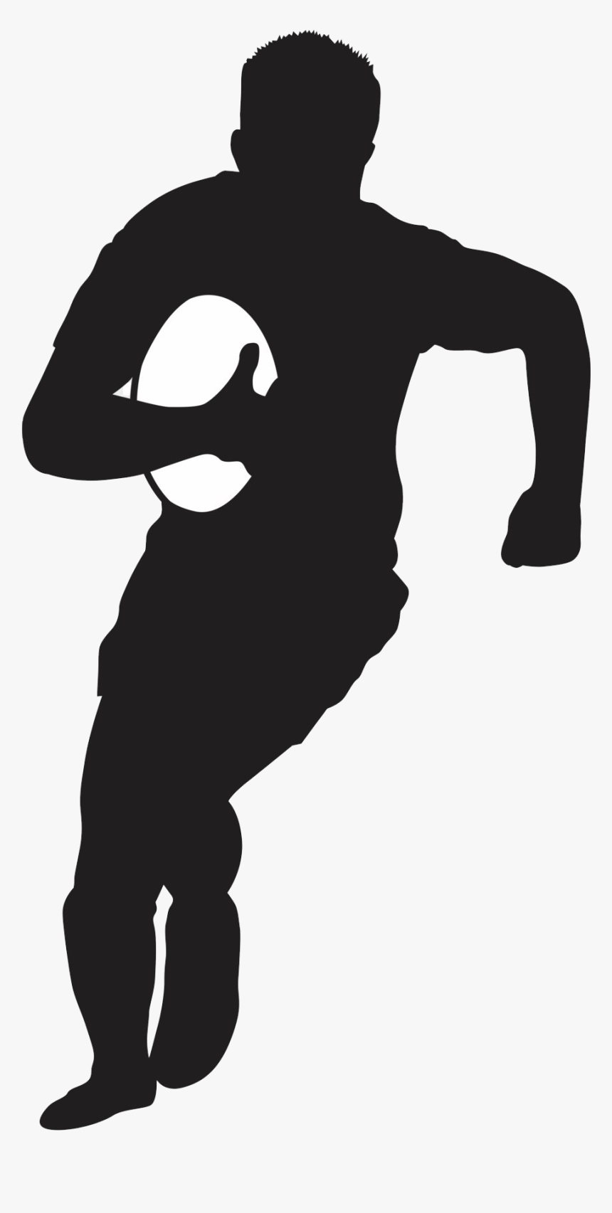 Rugby Free Png Image - Rugby Silhouette Png, Transparent Png