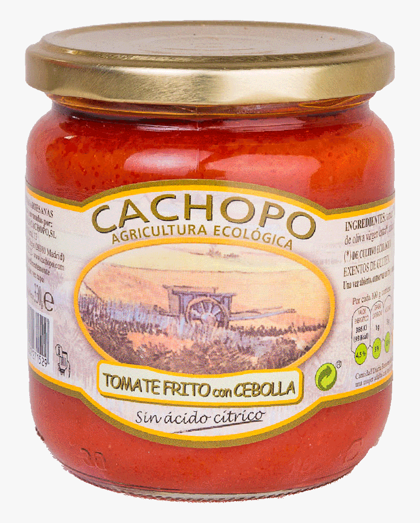 Tomate Frito Con Cebolla Ecologico 370ml - Calabacin Frito En Conserva, HD Png Download
