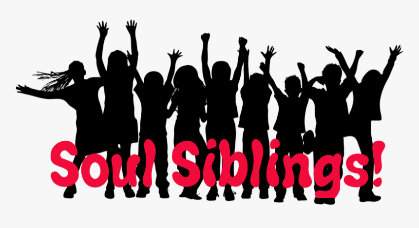 Church Silhouette Youth Group , Png Download - Silhouette Young People Png, Transparent Png