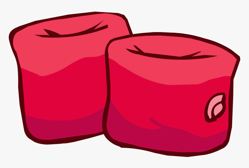 Red Water Wings Icon - Arm Band Clip Art, HD Png Download