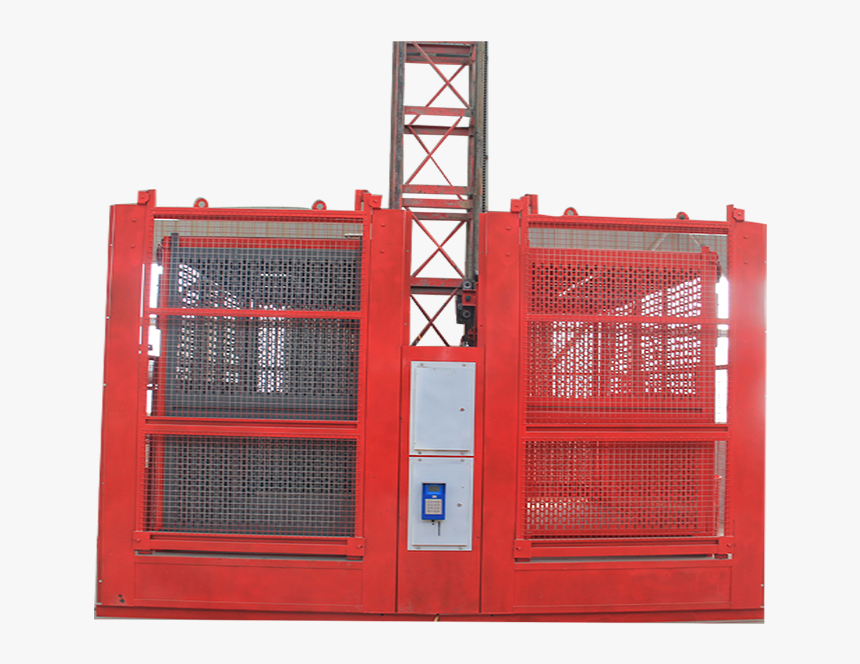 Building Construction Elevator 60hz 400v Tower Hoist - Fence, HD Png Download