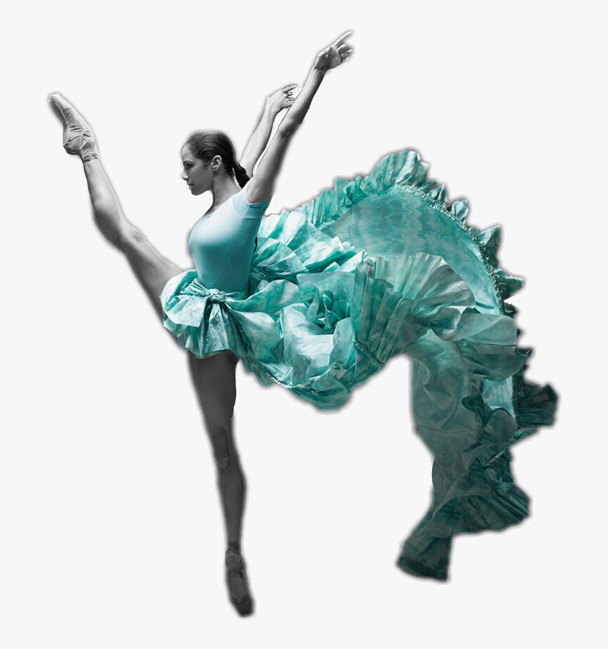 #balerina #balletdancer #dress #blue #aquagreen #collor - Misty Copeland Book Life In Motion, HD Png Download