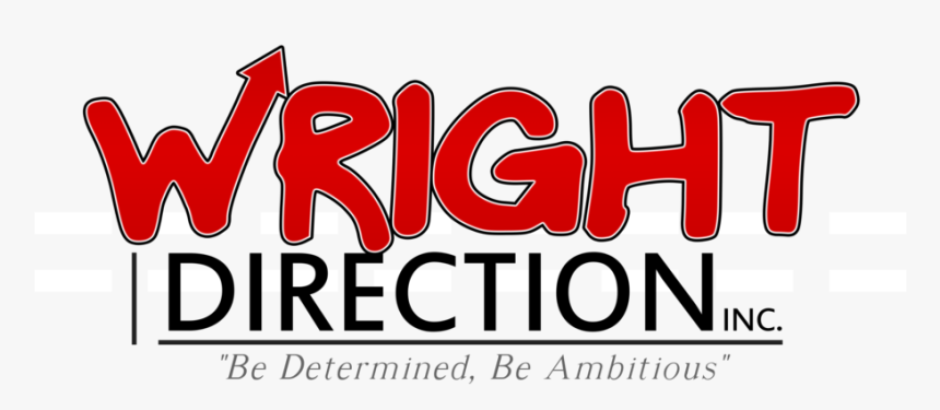 Wright Direction Inc Concept 3 With Arrow Slant Up - Graphic Design, HD Png Download