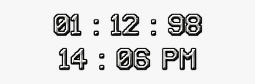 #tumblr #aesthetic #pm #hour #hora #reloj #clock #grunge - Clock, HD Png Download