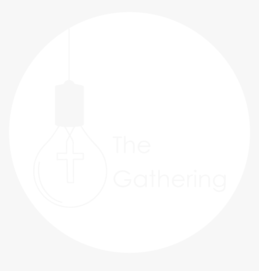 The Gathering Logo In White Circle Cutout - Johns Hopkins Logo White, HD Png Download