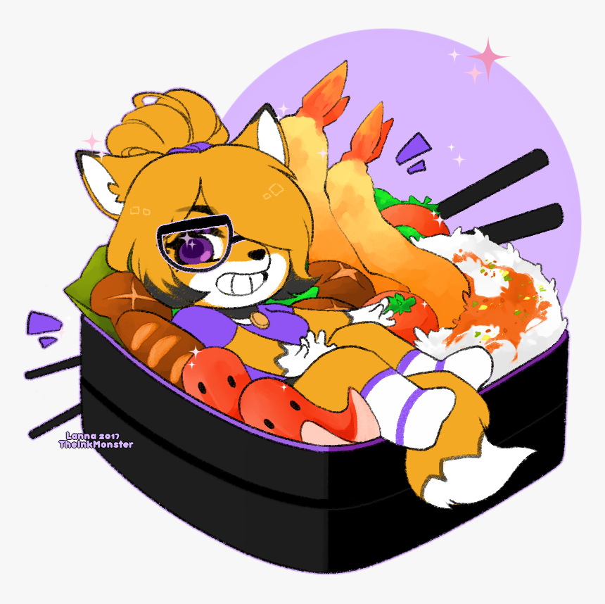 Bento Box Bed - Cartoon, HD Png Download