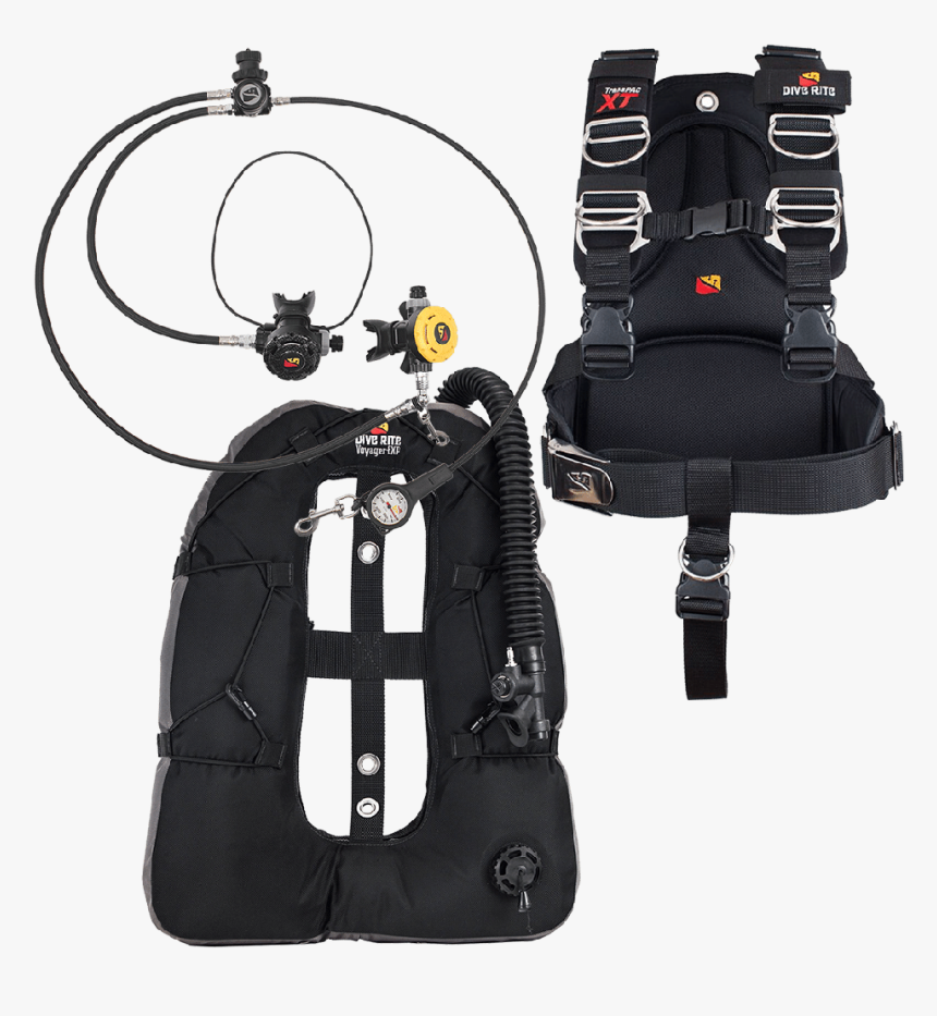 Open Backpack Png , Png Download - Dive Rite Transpac Xt Harness, Transparent Png