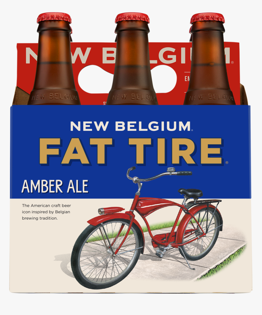 Amber Ale - New Belgium Fat Tire Logo, HD Png Download
