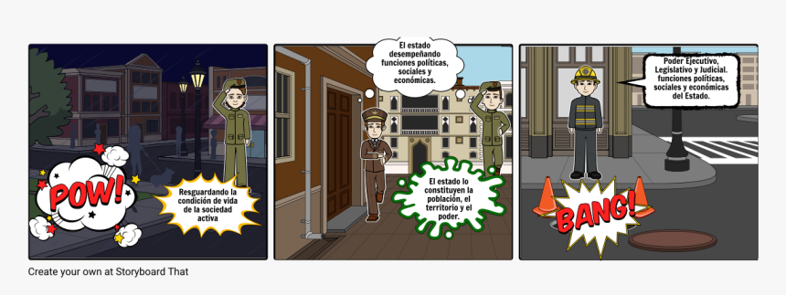 Historieta Poder Judicial Legislativo Y Ejecutivo, HD Png Download