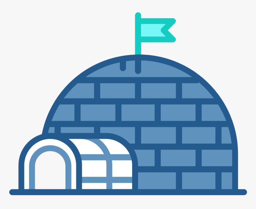 Snow House Png Image - Igloo Png Icon, Transparent Png
