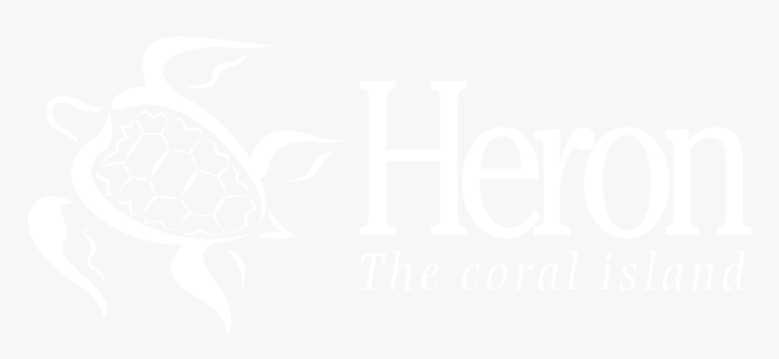 Heron The Coral Island Logo Black And White - Irish Rugby Logo White, HD Png Download