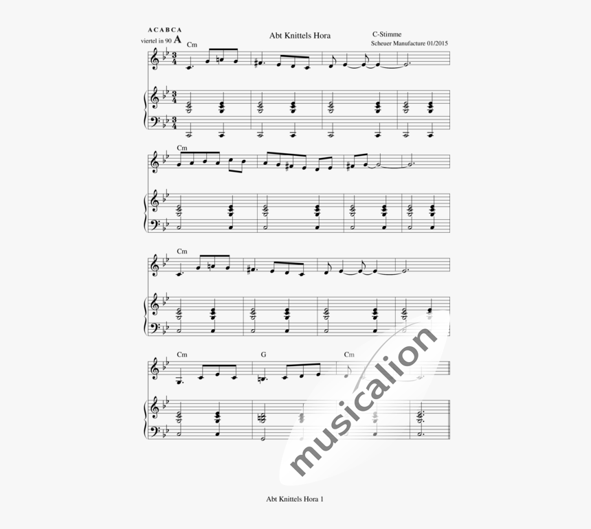 Scheuer, Tobias Und Heike - Sheet Music, HD Png Download
