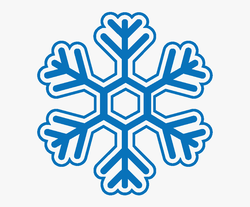 Snowflakes Black And White, HD Png Download