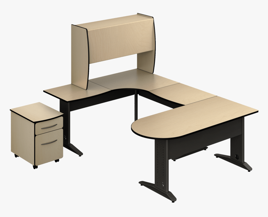 Conjunto Ejecutivo Diagonal - Computer Desk, HD Png Download