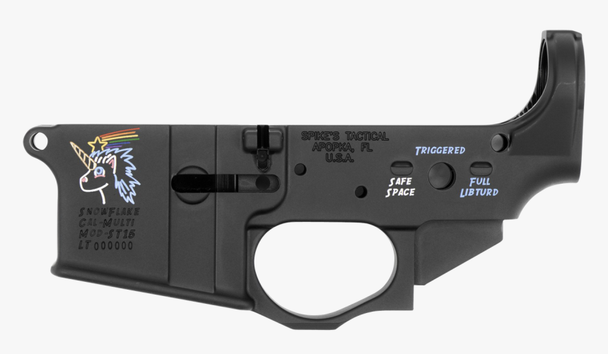 Spikes Stls030cfa Snowflake Color Filled Ar Platform - Lower Receiver, HD Png Download
