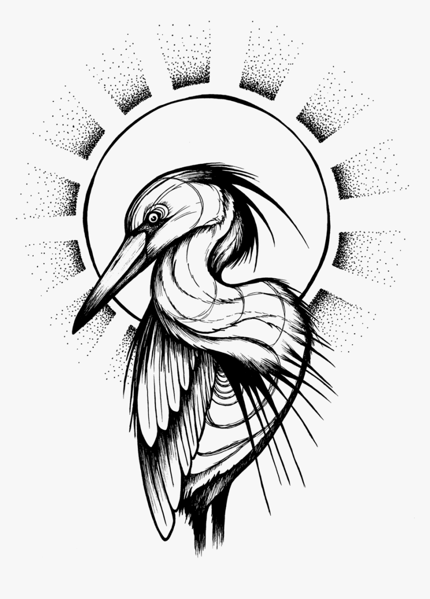Alison Onyx Art Helios Heron , Png Download - Illustration, Transparent Png