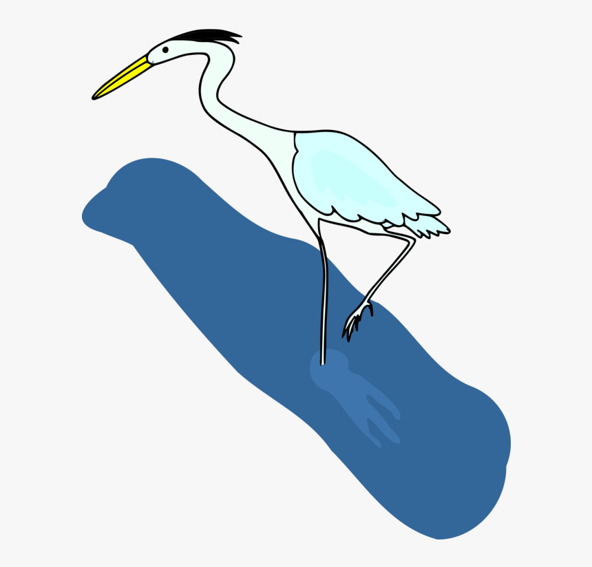 Egret,whooping Crane,crane - Seabird, HD Png Download