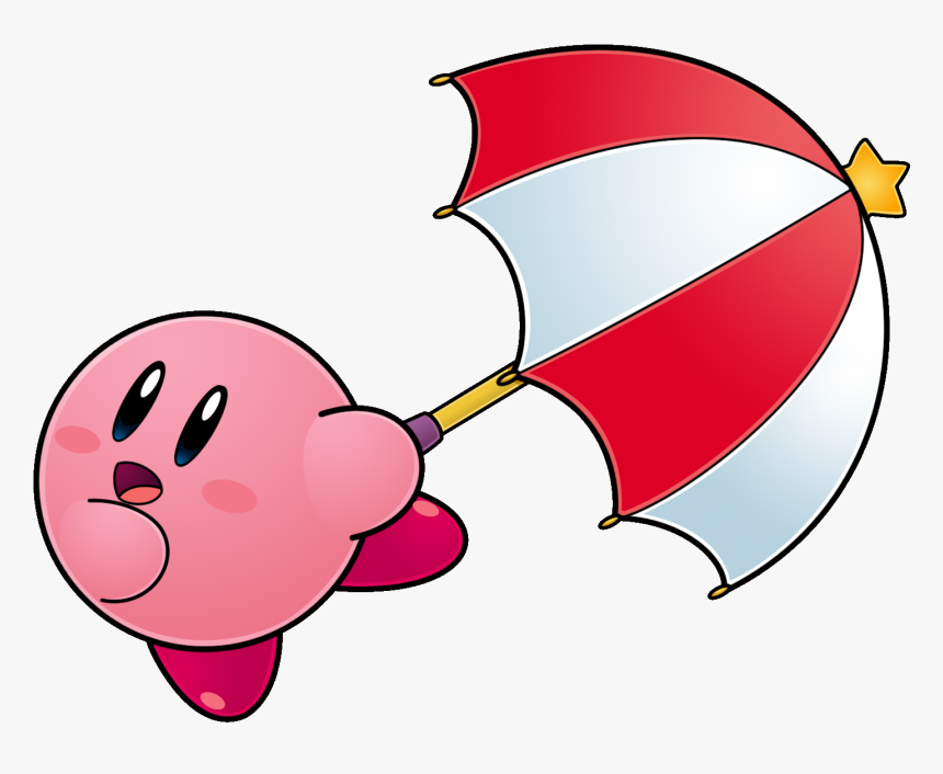 Kirby Parasol , Png Download - Cartoon Sea Monster, Transparent Png