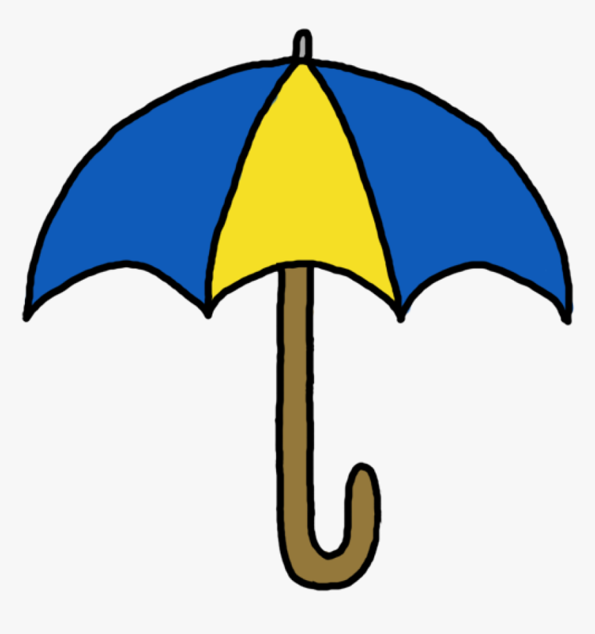 Umbrella Clip Art Free Animal Clipart - Simple Umbrella Clipart, HD Png Download