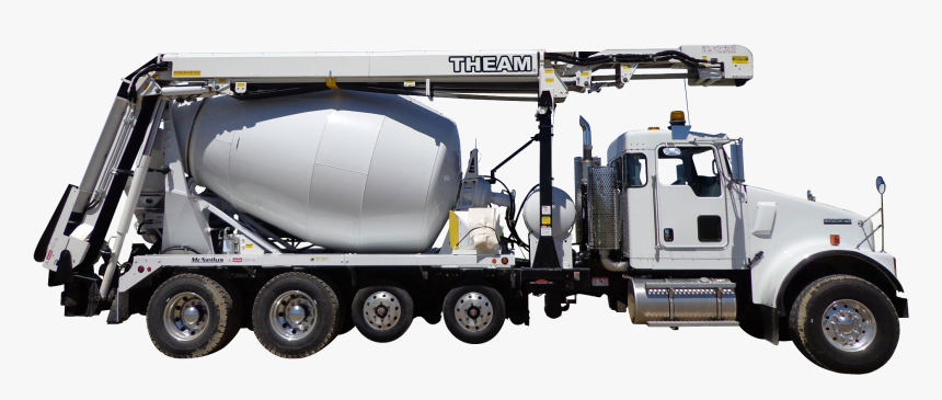 Theam Concrete Conveyor Belt Betongbil Truck - Conveyor Mixer Trucks, HD Png Download