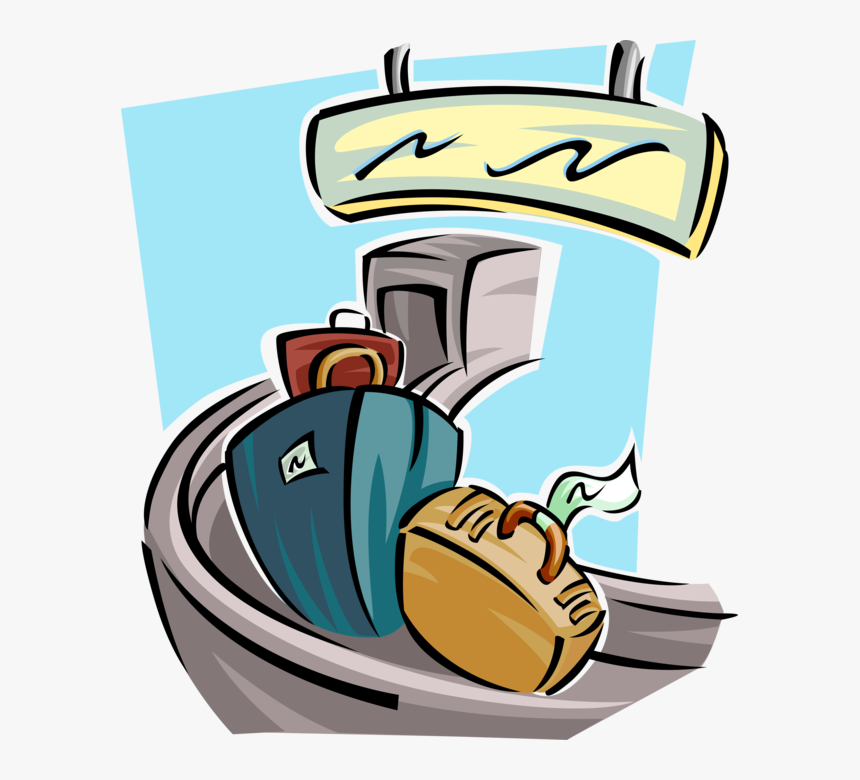 Vector Illustration Of Airport Arrivals Lounge Passenger, HD Png Download