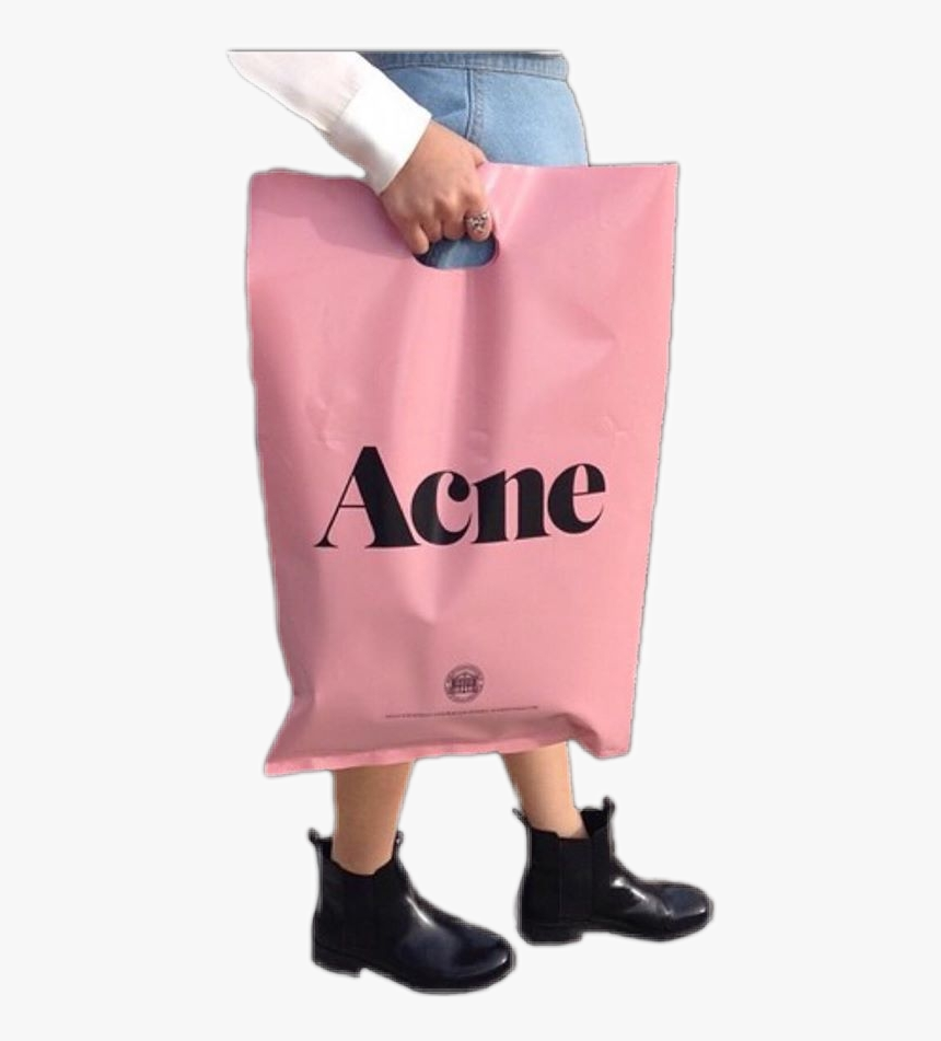 Pngblush On It - Acne Bag Pink Shopping Bag, Transparent Png