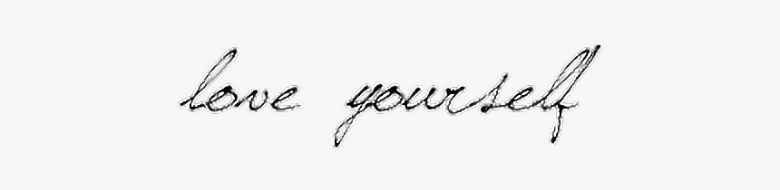 #loveyourself #cursive #words - Your Treasure Is There Will, HD Png Download