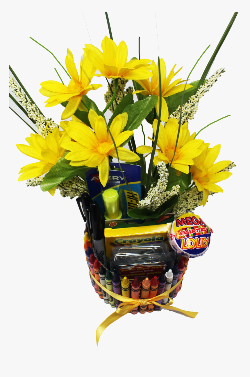 Teacher Appreciation Crayon Bouquet Zoomed - Bouquet, HD Png Download