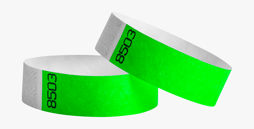 Neon Green Thumbnail - Tyvek Bracelets, HD Png Download