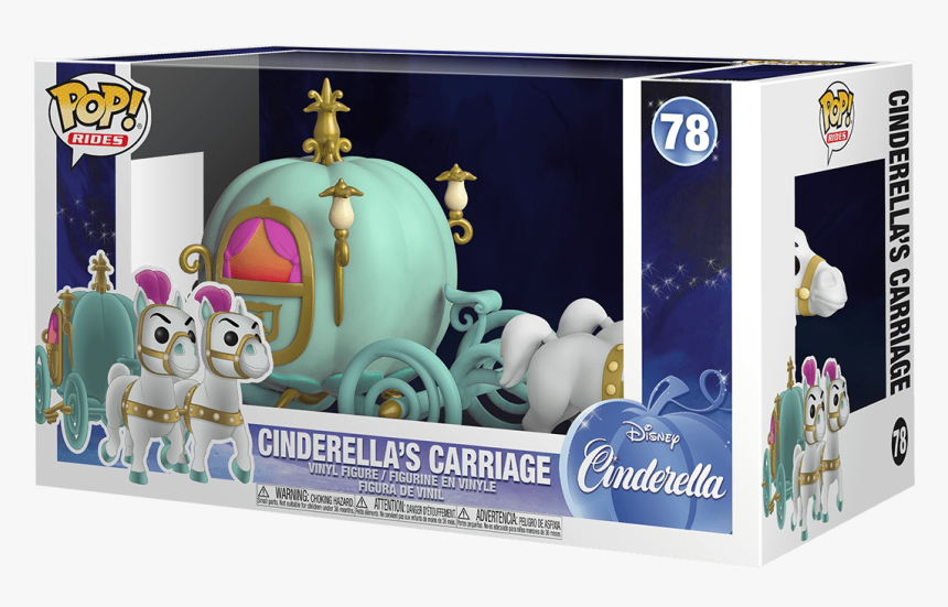 Carruaje De Cenicienta Funko Pop Cenicienta - Pop Rides Cinderella Cinderella's Carriage, HD Png Download