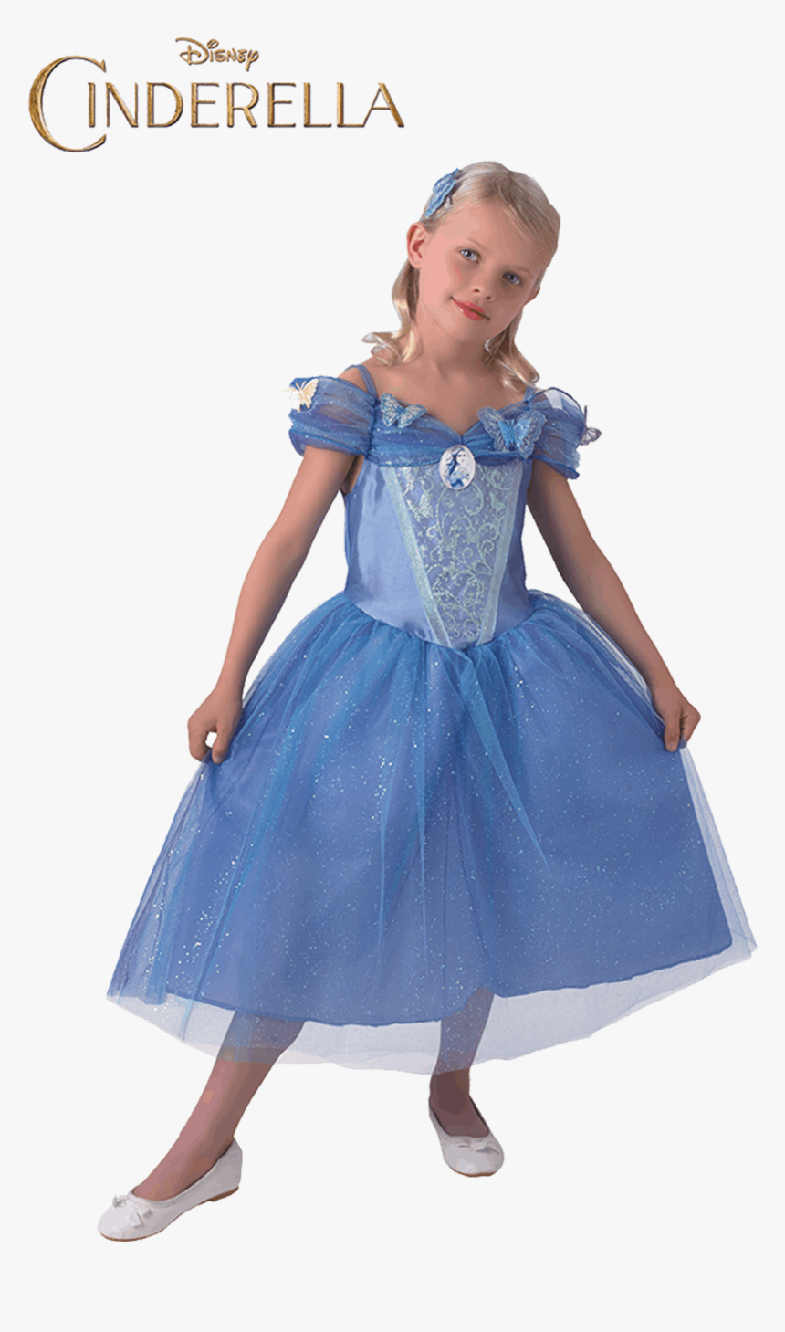 Disfraz Cenicienta Live Action Inf- Talla 8 A 10 Años - Costume Cinderella Disney, HD Png Download